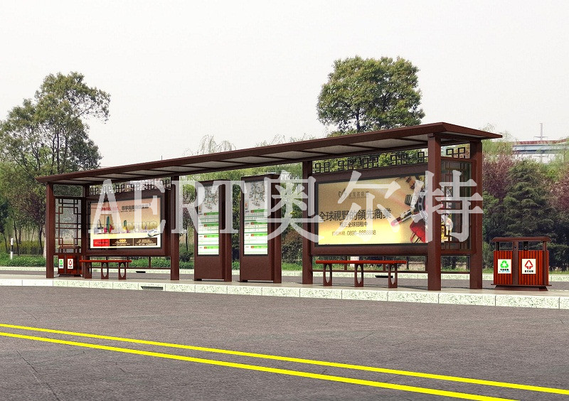揚(yáng)州仿古公交候車亭